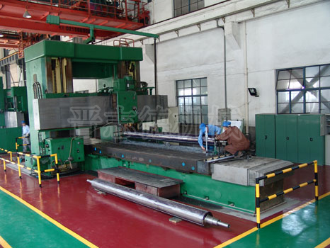 鏜銑床加工三合一送料機(jī)滾筒