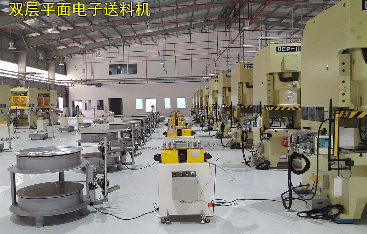 雙層圓盤(pán)放料架使用